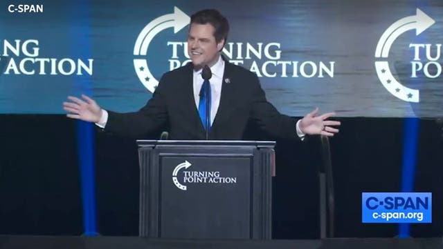 <p>Matt Gaetz fat-shames reproductive rights activists in resurfaced video.</p>