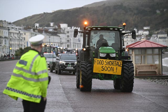 <p>Farmers will protest in Westminster on Tuesday over the inheritance tax changes </p>