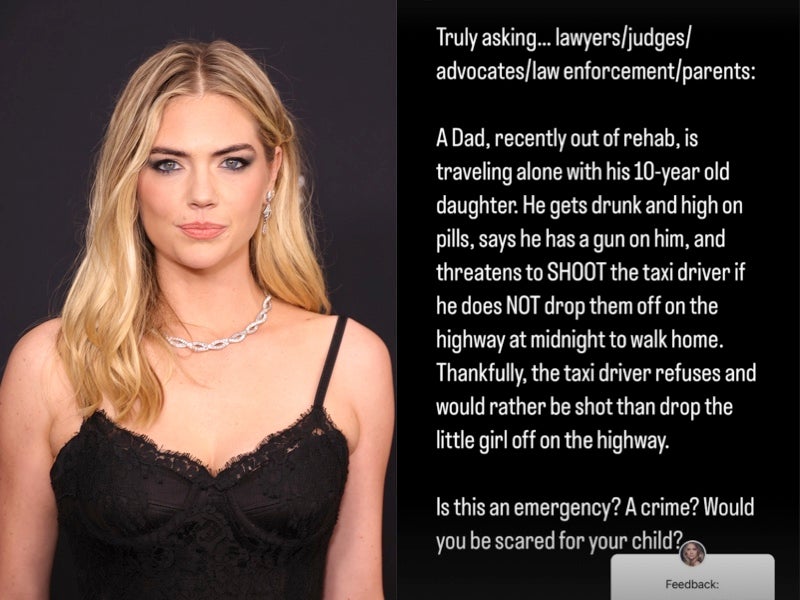 Kate Upton shares alarming story involving ‘drunk and high’ father and his 10-year-old daughter