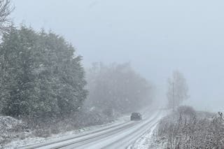 Up to 20cm of snow is possible in some areas, the Met Office said (Dave Higgens/PA)