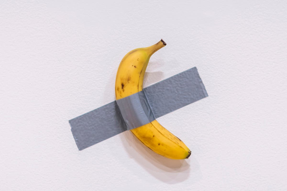 The right to duct-tape a banana to a wall for art has sold for .2 million