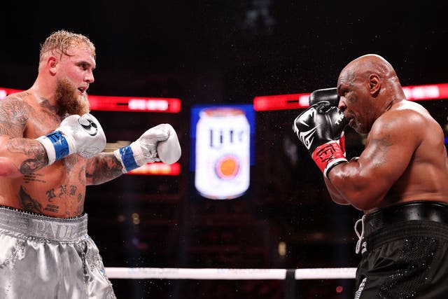 <p>Paul beat Tyson via decision after the eight-round fight</p>