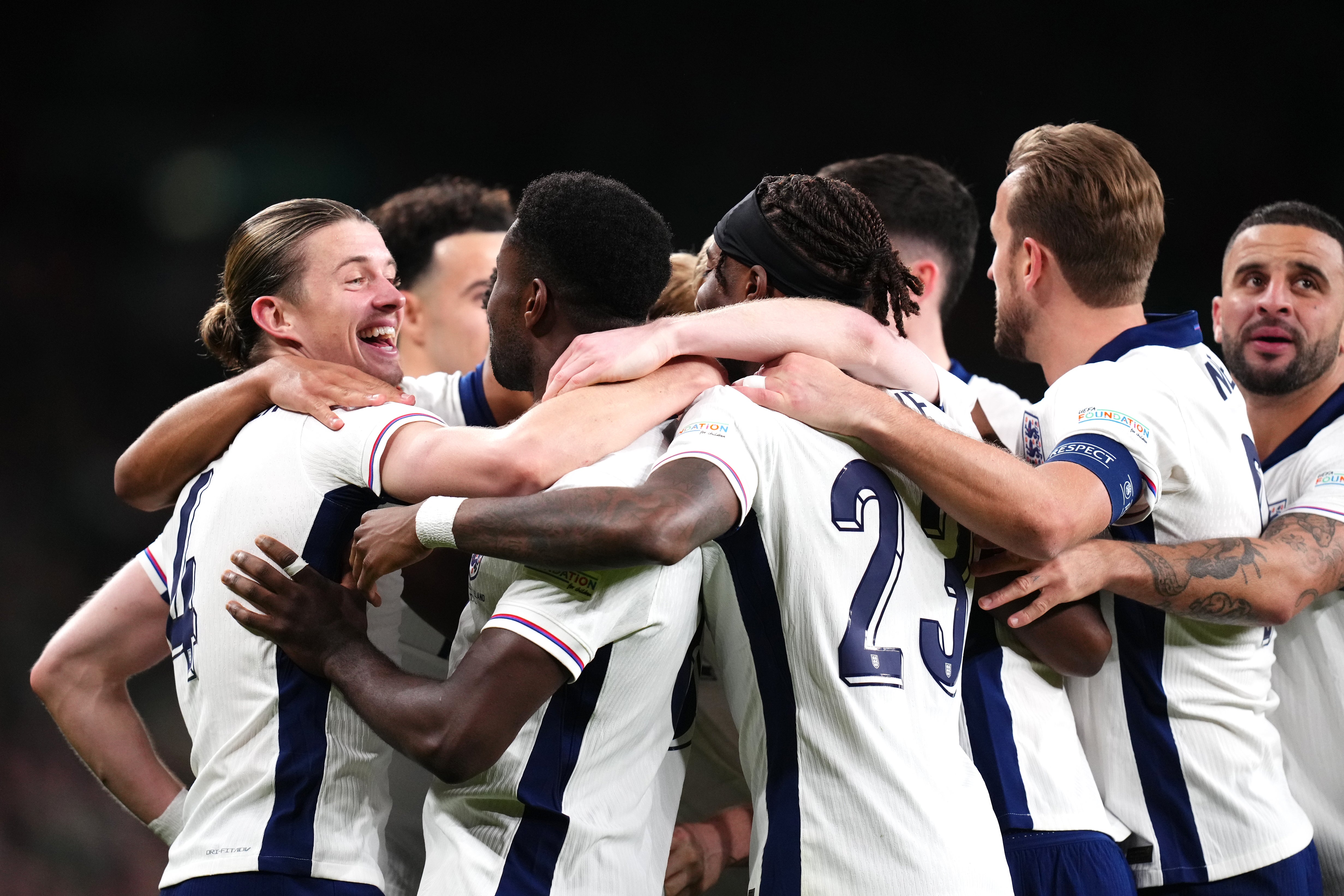 England ran riot at Wembley (John Walton/PA)