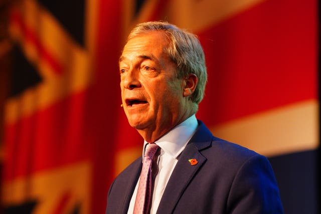 Nigel Farage (Ben Birchall/PA)