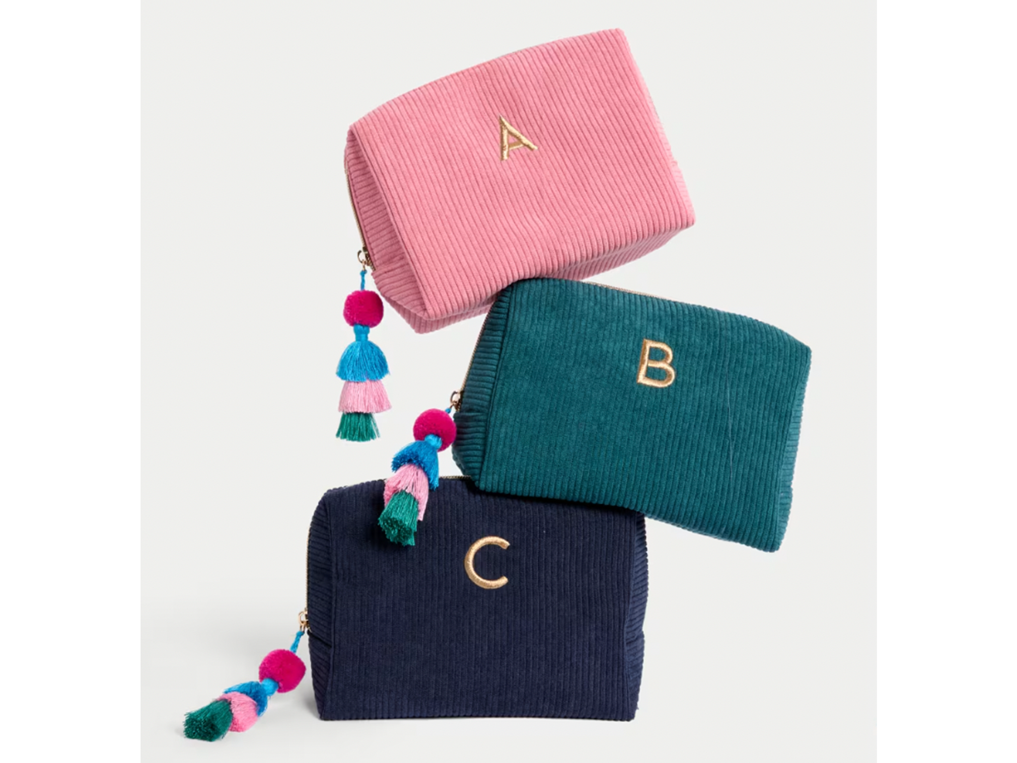 Marks and Spencer alphabet make-up bag