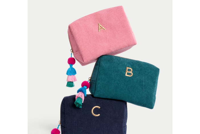Marks and Spencer alphabet make-up bag