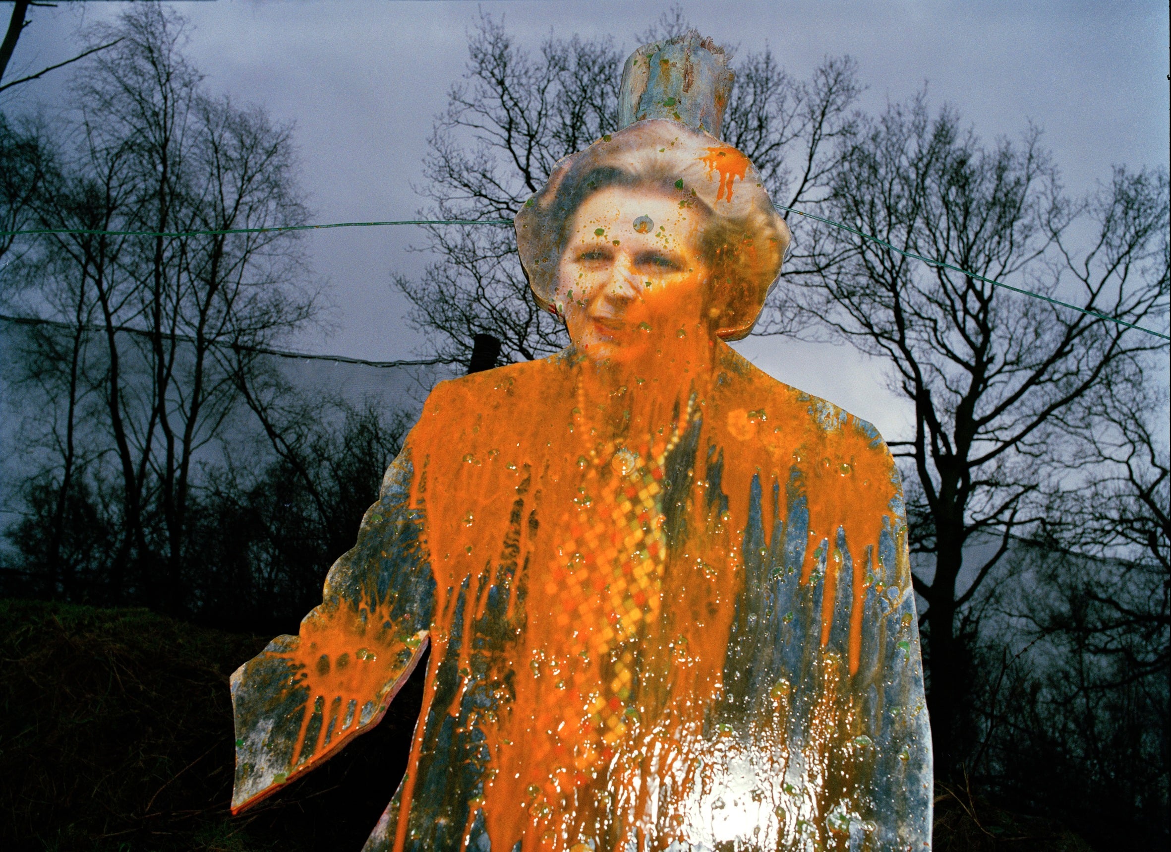 Anna Fox ‘Friendly Fire, target (Margaret Thatcher)', 1989 © Anna Fox