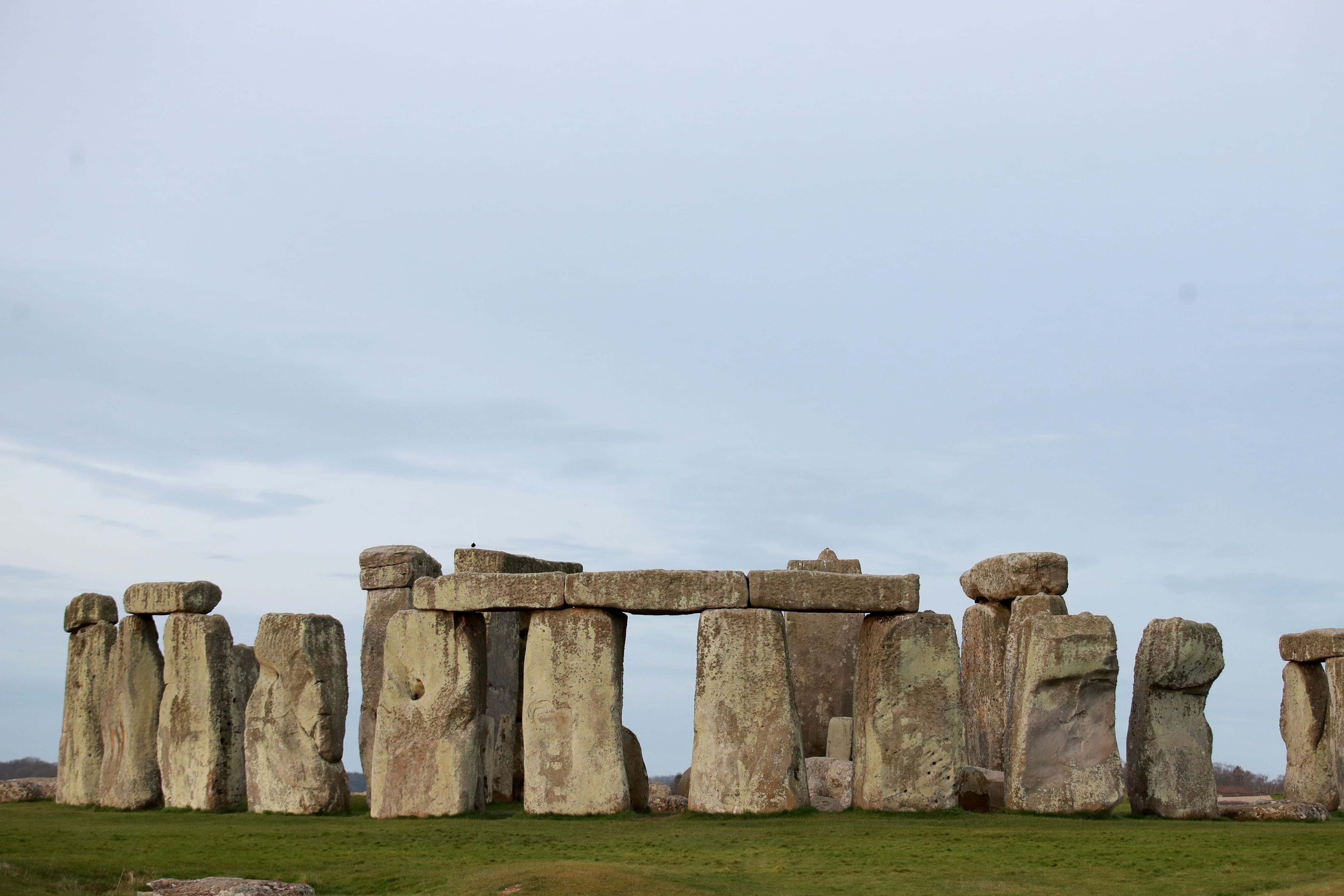 English Heritage said experts quickly removed the orange powder from the stones (Adam Davy/PA)