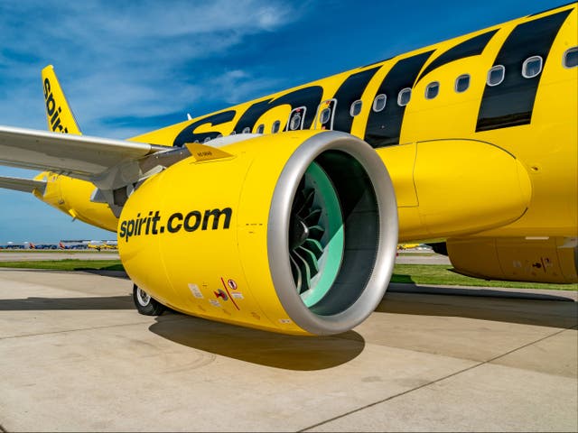 <p>Going places? Spirit Airlines Airbus A319</p>