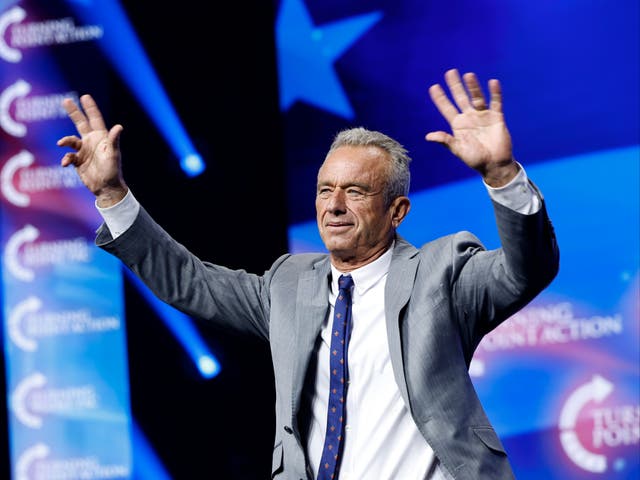 <p>Robert F Kennedy Jr., Donald Trump’s pick to lead the Department of Health and Human Services, helped secure a book deal for a COVID-19 conspiracy theorist who once posted a Nazi symbol online </p>