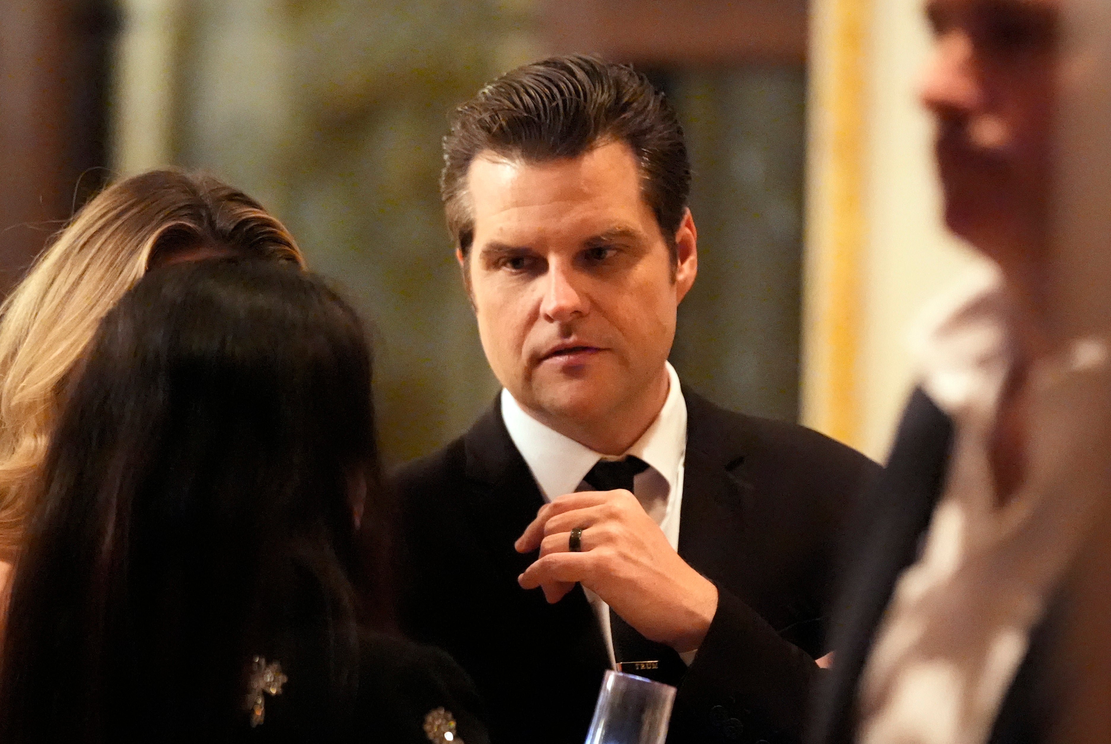 Matt Gaetz (seen at Mar-a-Lago after being tapped for the attorney general job) allegedly paid the women to have sex with him