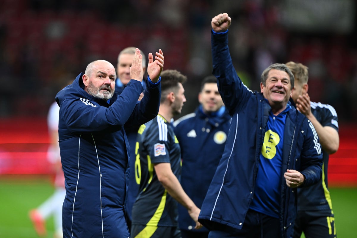 Steve Clarke hails Scotlands spirit after earning Nations League play-off