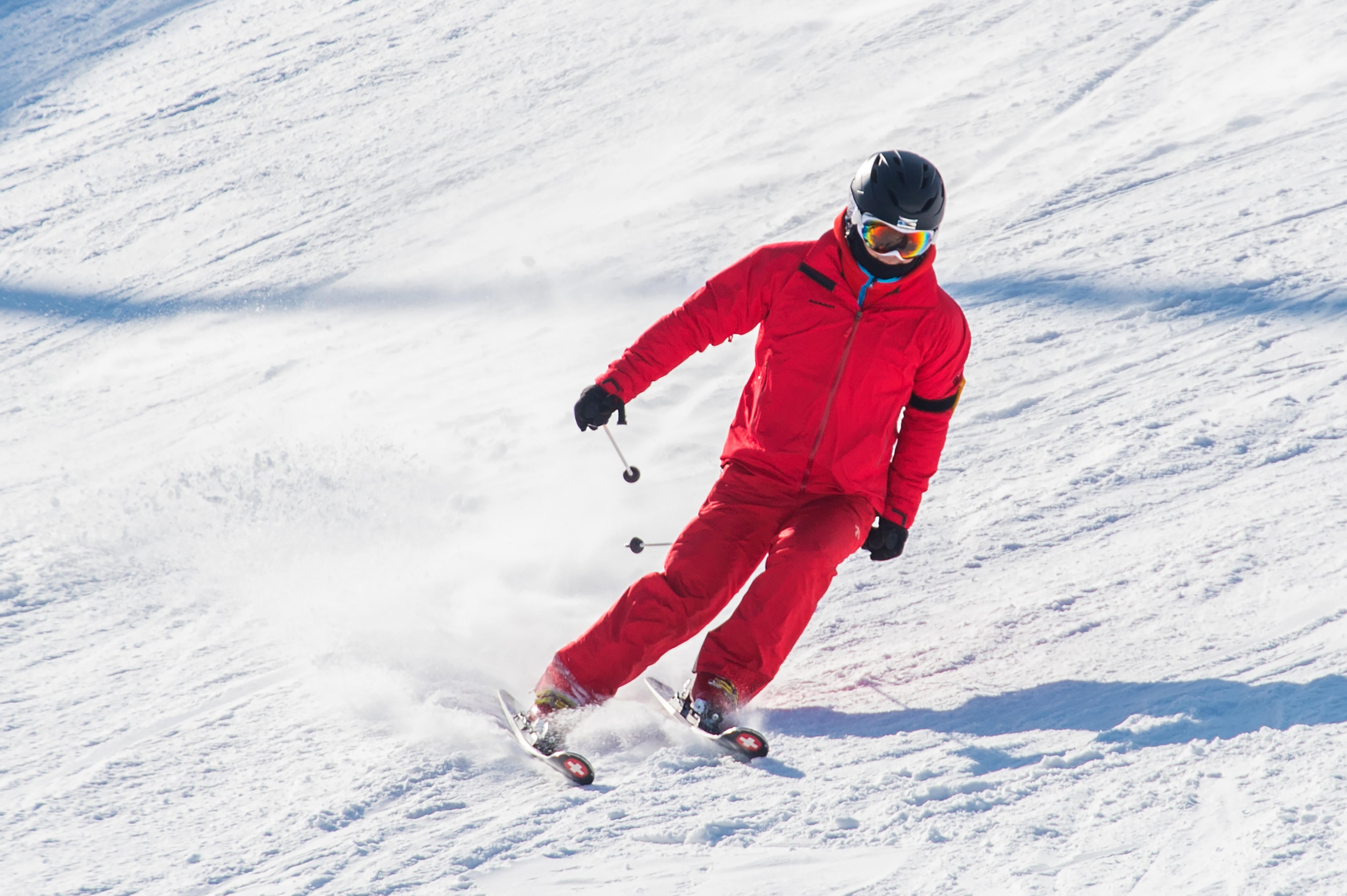 Skier skiing on Deogyusan Ski Resort in winter, South Korea (Alamy/PA)