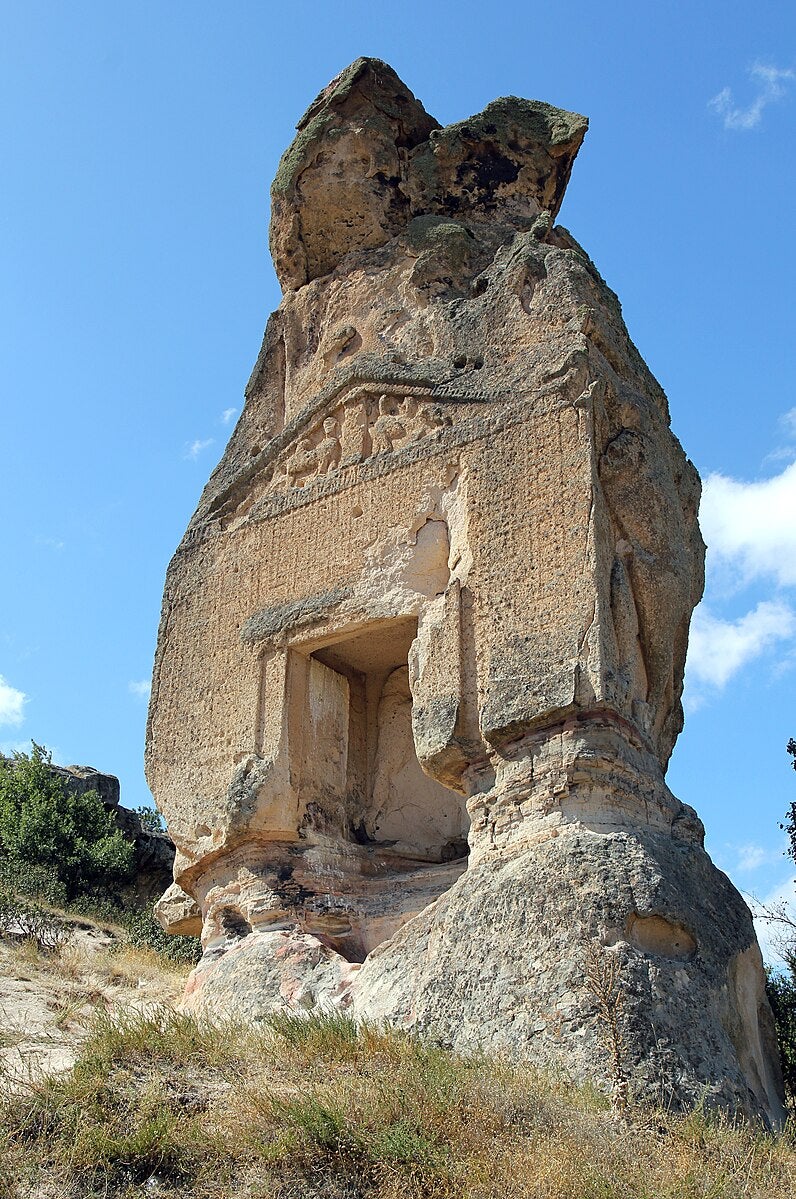 Arslan Kaya monument in ancient Phrygia