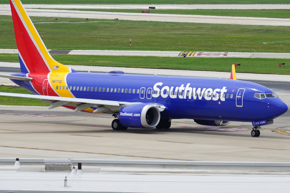 Southwest Airlines Flight 3316 from Denver to Houston was preparing to take off when a passenger’s battery caught fire