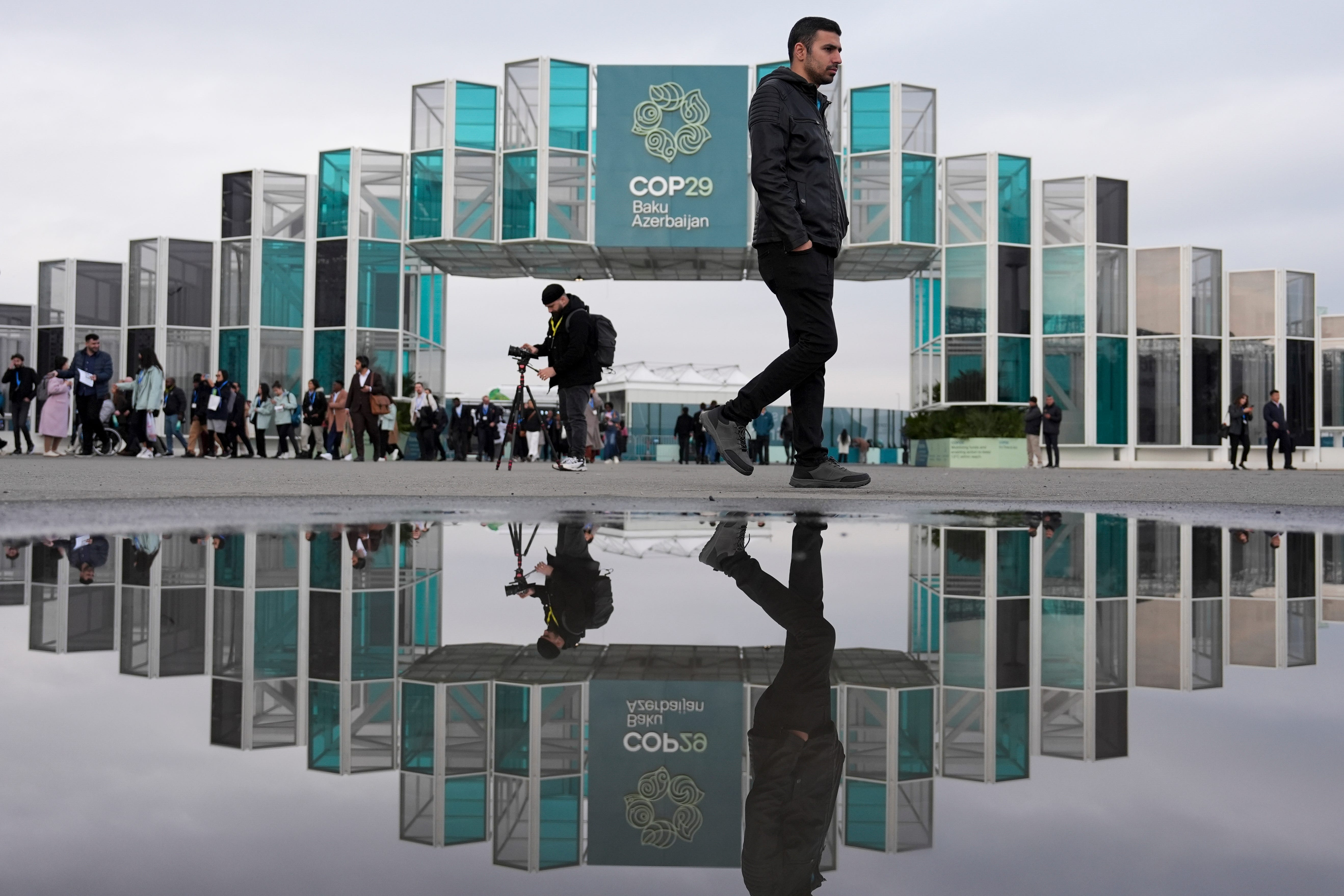 The Cop29 climate summit (Joshua A Bickel/AP)