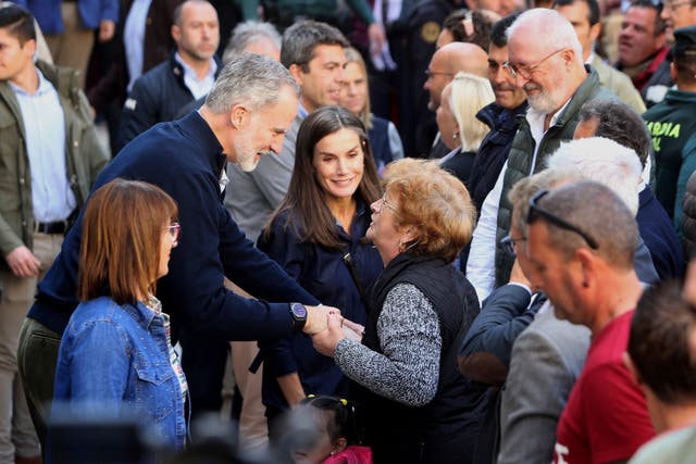 Spain Floods Royals