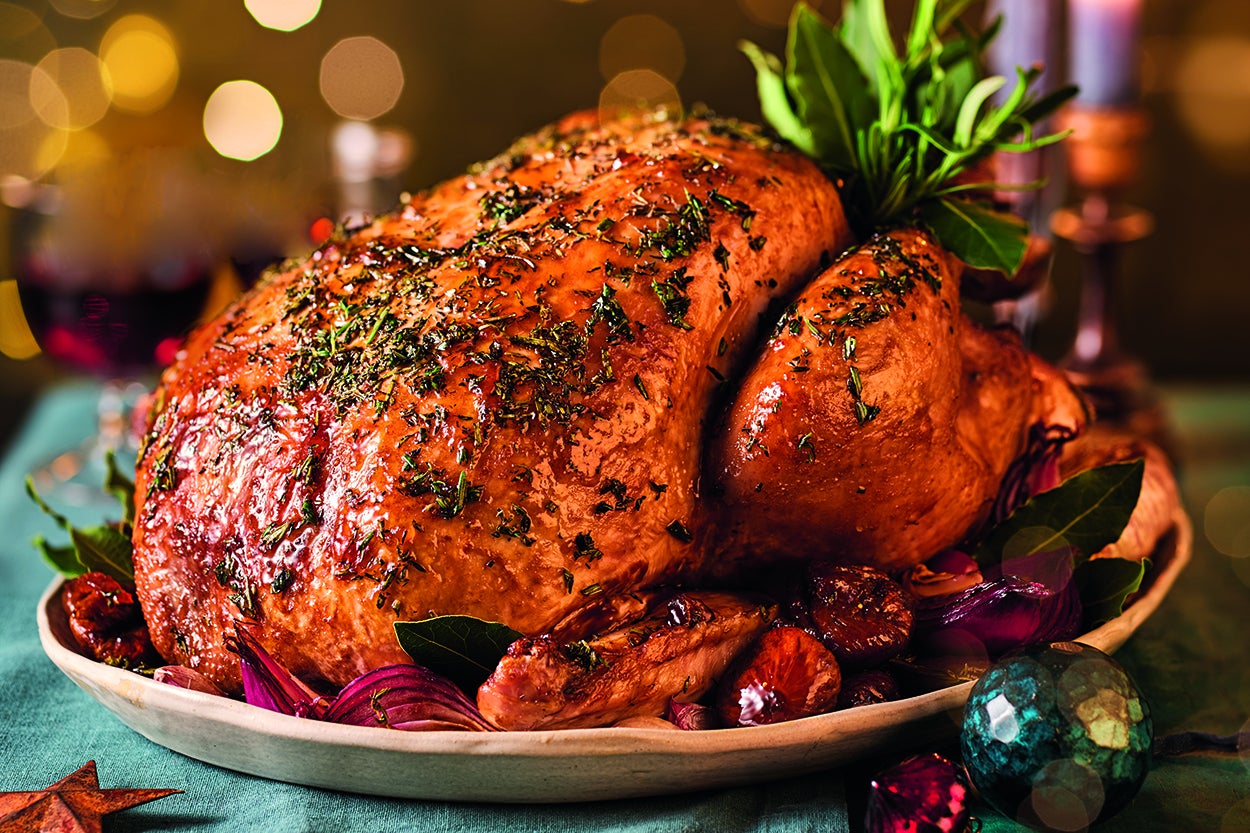 Proof that tradition doesn’t have to be boring – this turkey is dressed to impress