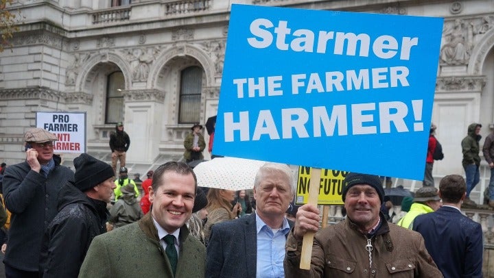 Sir Keir Starmer has been branded the ‘farmer harmer’