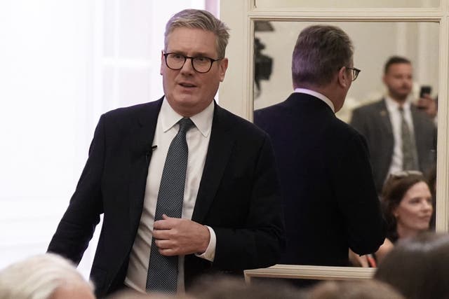 Prime Minister Sir Keir Starmer arriving for a press conference as he attends the G20 summit in Rio de Janeiro, Brazil (Stefan Rousseau/PA)