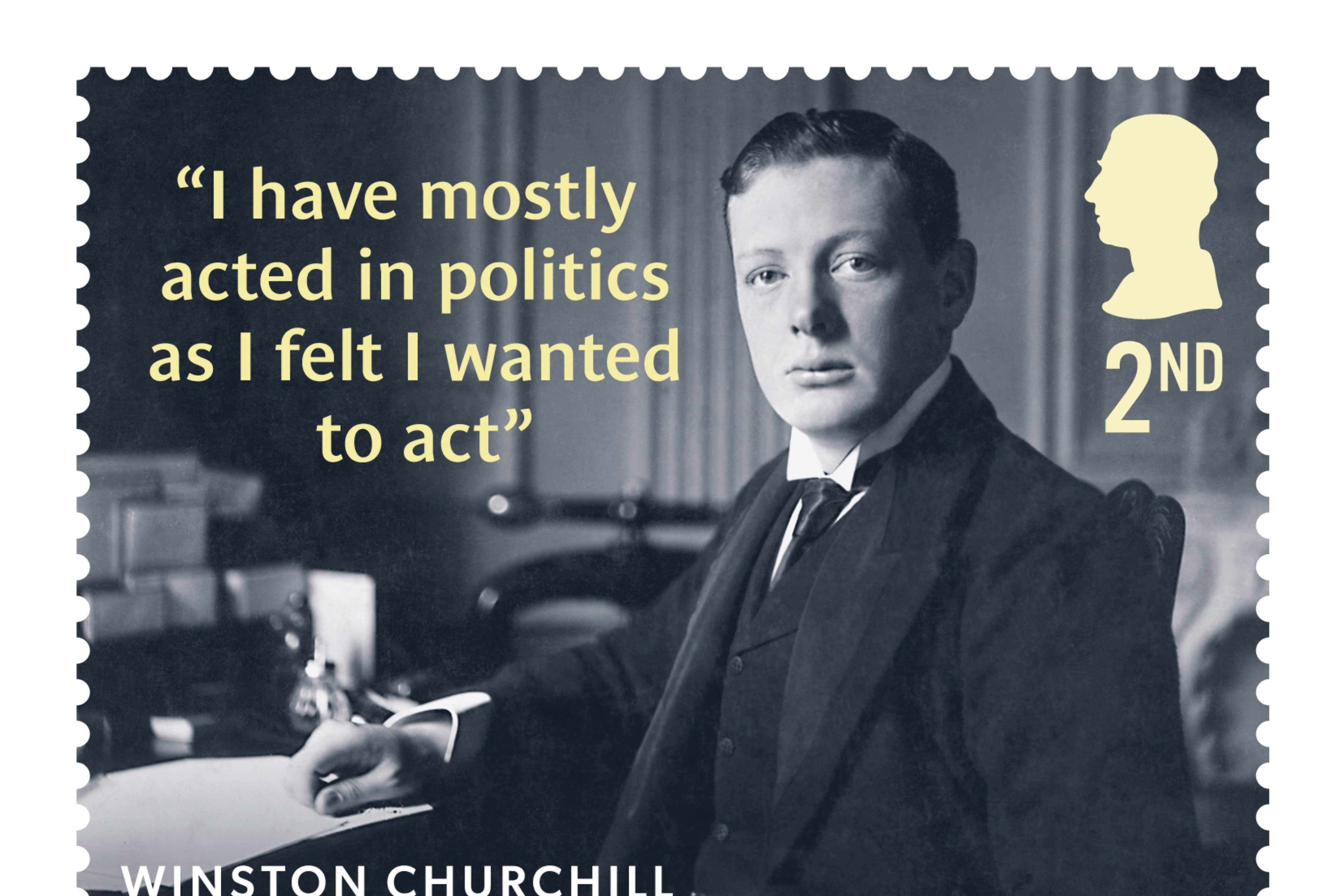 New stamps feature Winston Churchill (Royal Mail/PA)