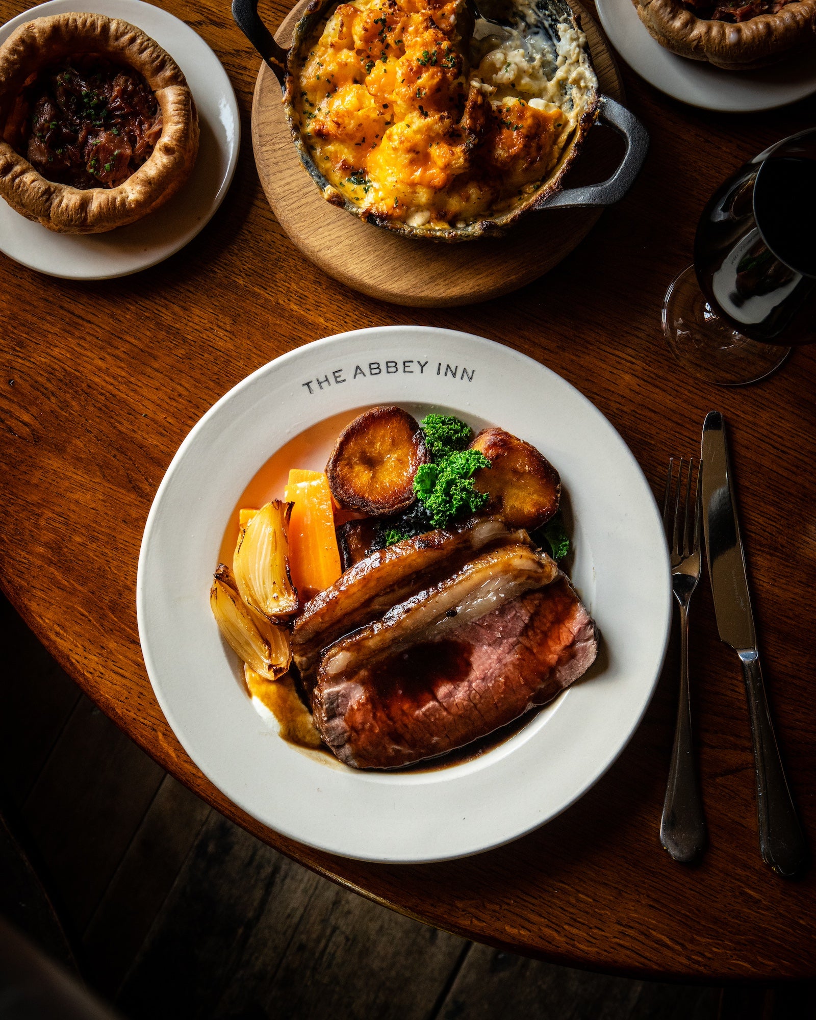 Roast beef at The Abbey Inn (Alamy/PA)