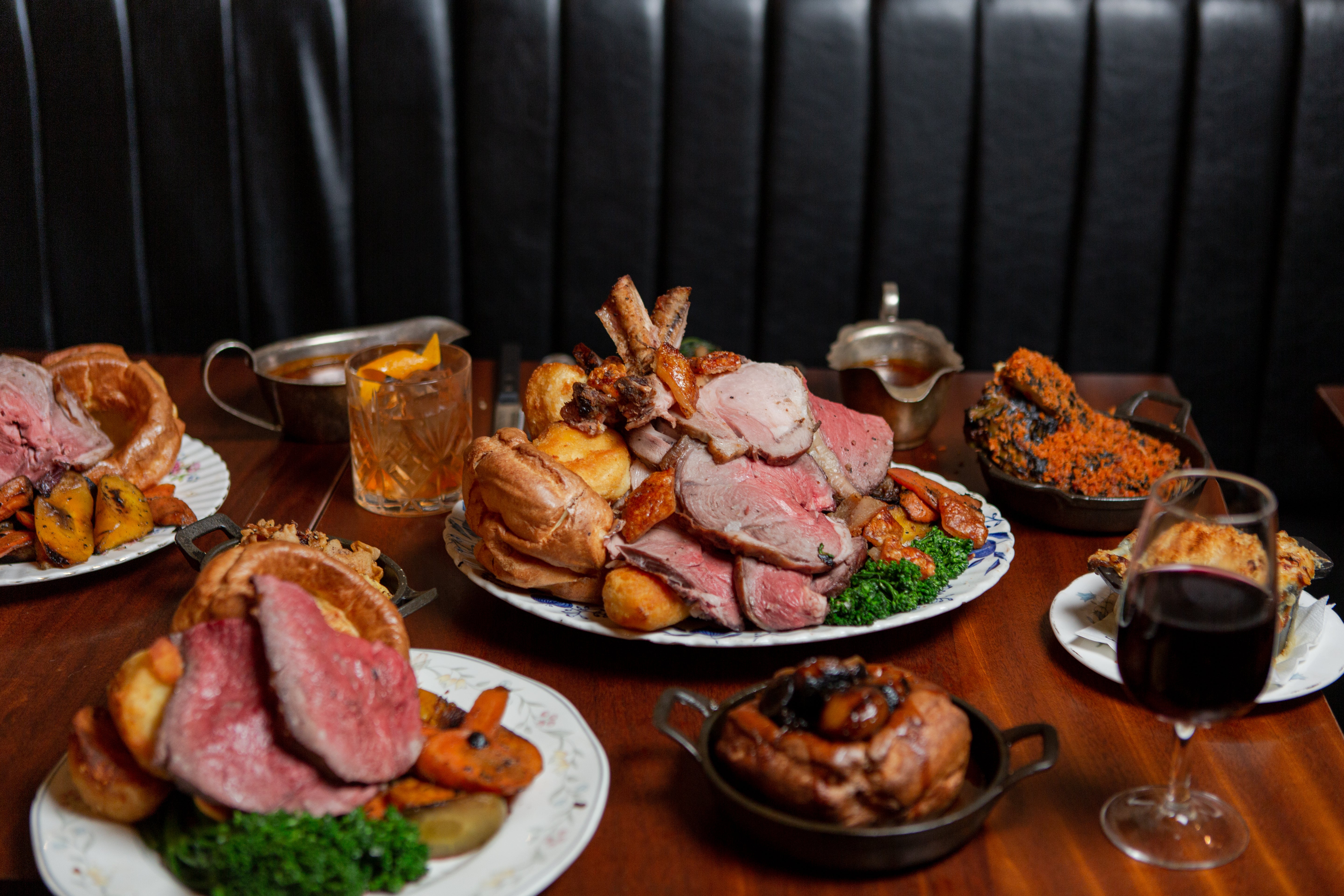 A glorious Sunday roast at the Blacklock Canary Wharf, London (Alamy/PA)