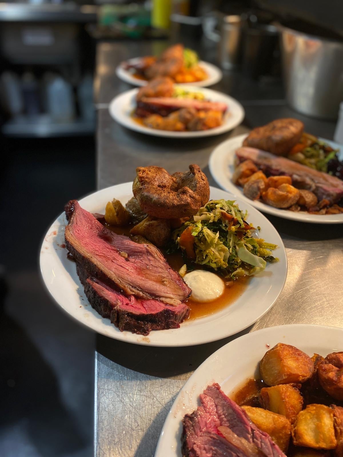 Sunday roast at the Lagom at Hackney Church Brew Co (Lagom at Hackney Church Brew Co/PA)