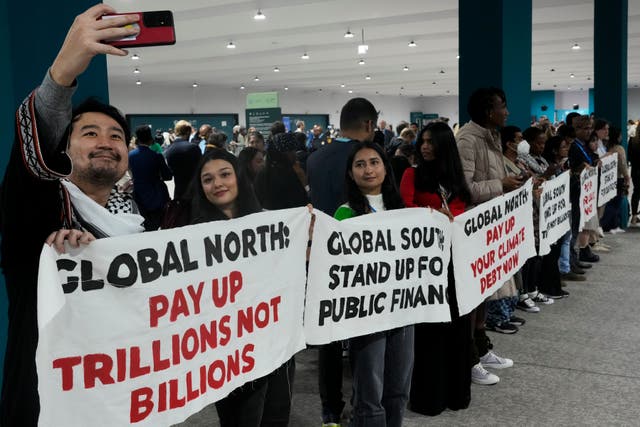 Negotiations are ongoing on how much money developed countries should pay and which countries should contribute to climate finance (AP Photo/Rafiq Maqbool)