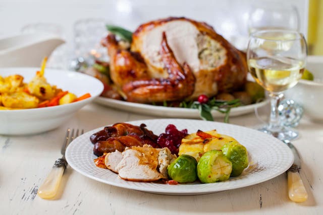 <p>A beautifully roasted Christmas turkey, golden and ready to be the star of your festive feast</p>