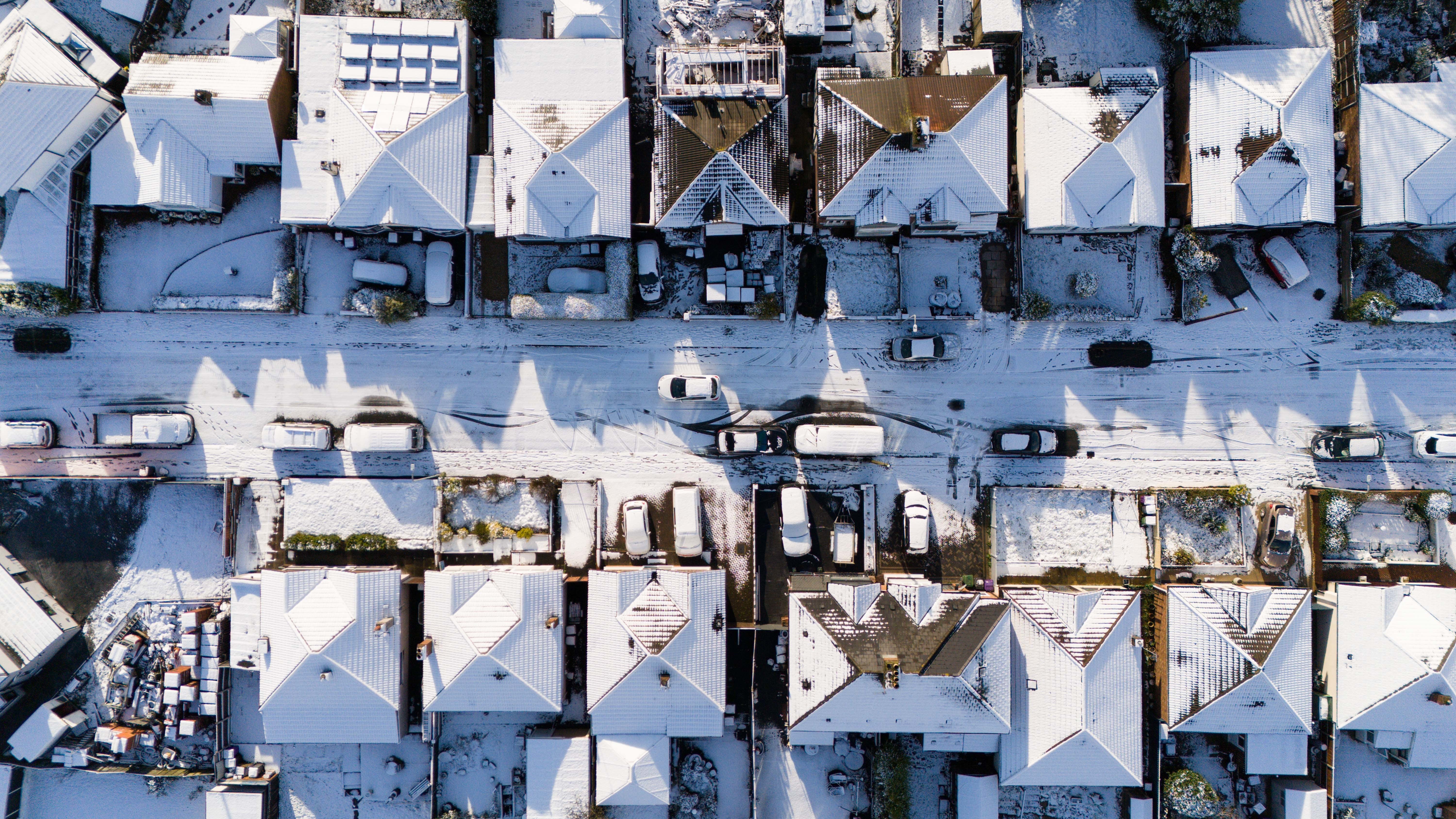 Overnight snowfall blanketed Wolverhampton (Jacob King/PA)