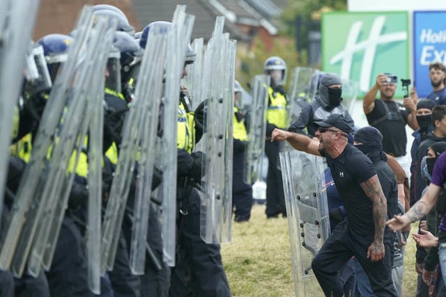 Police had revealed that dealing with the summer disorder has cost £31.7million to date (Danny Lawson/PA)