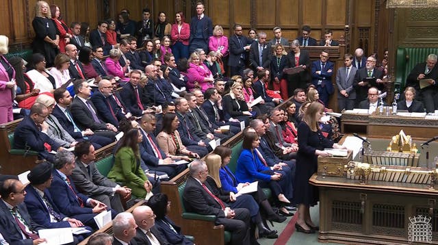 <p>Deputy prime minister Angela Rayner, standing in at Prime Minister’s Questions, repeated the mantra: ‘We took the difficult decisions’ </p>