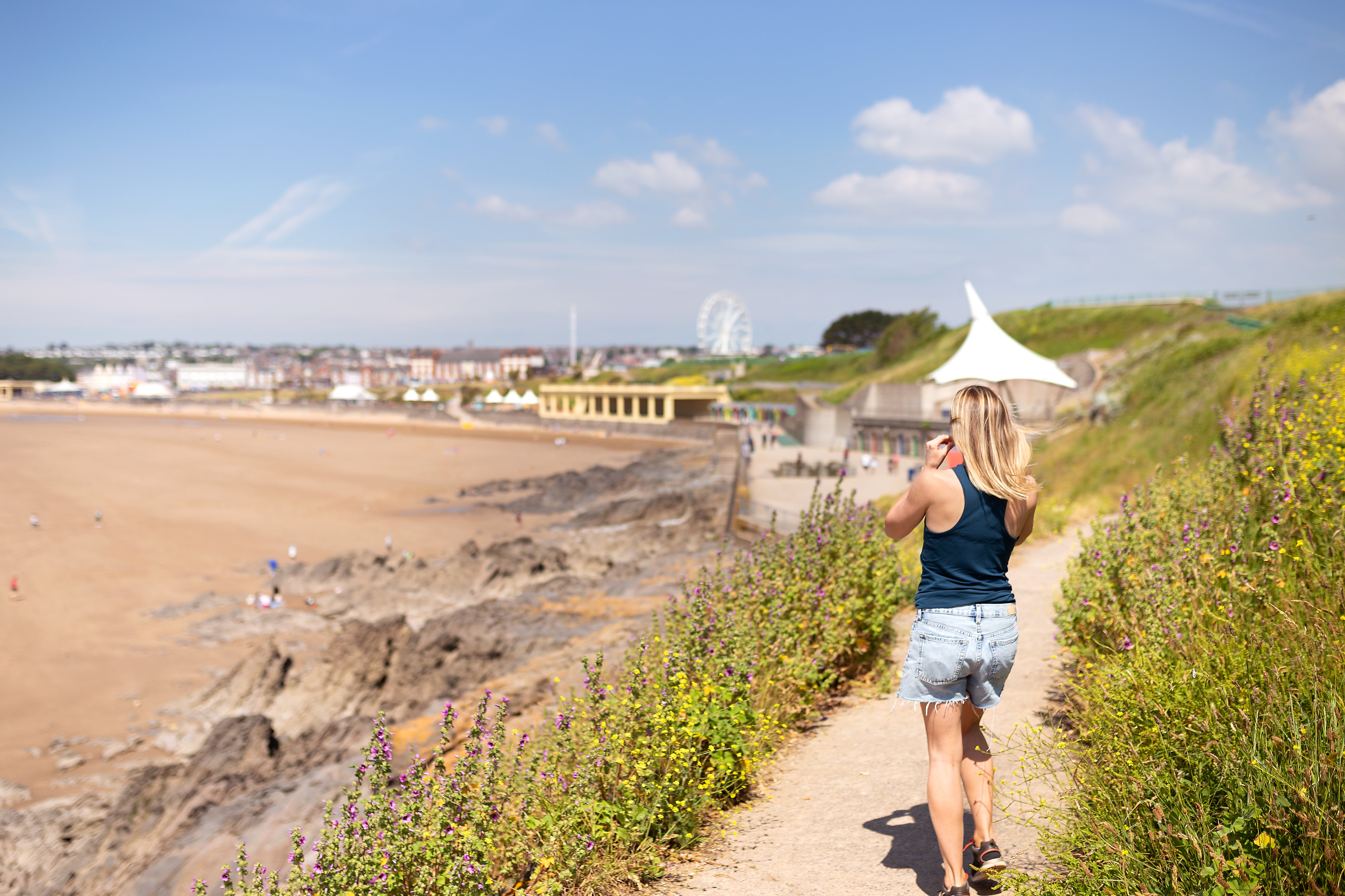 Whitmore Bay is Barry Island’s main stretch of sand