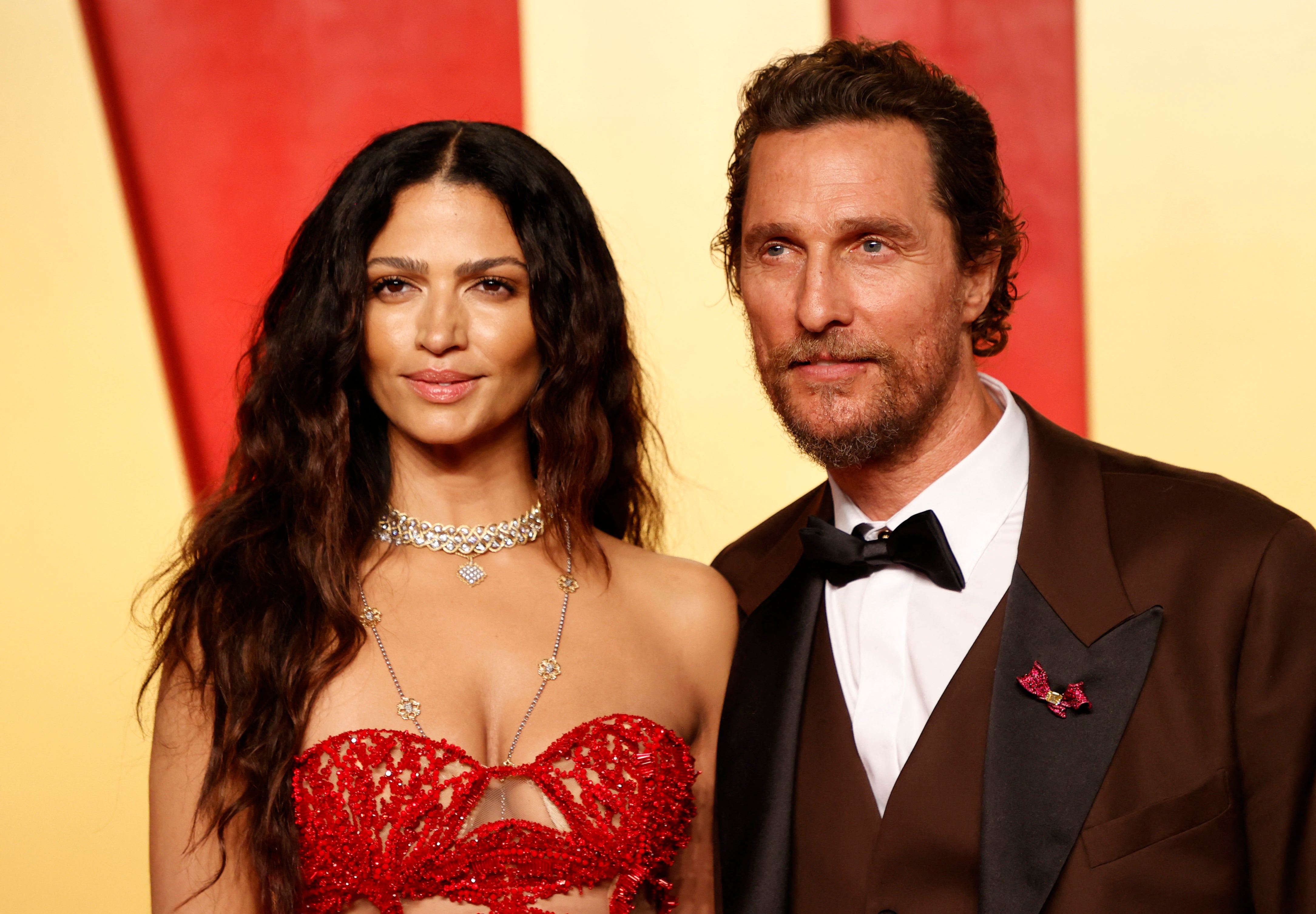 McConaughey und seine Frau und Model Camila Alves auf einer Oscar-Party Anfang des Jahres