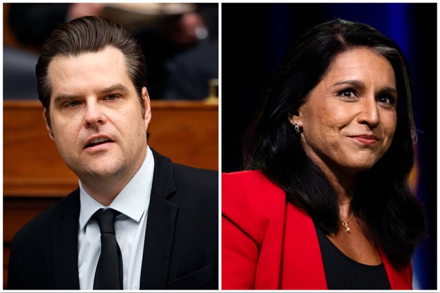 <p>Matt Gaetz and Tulsi Gabbard are among the most controversial choices for Donald Trump’s administration  </p>