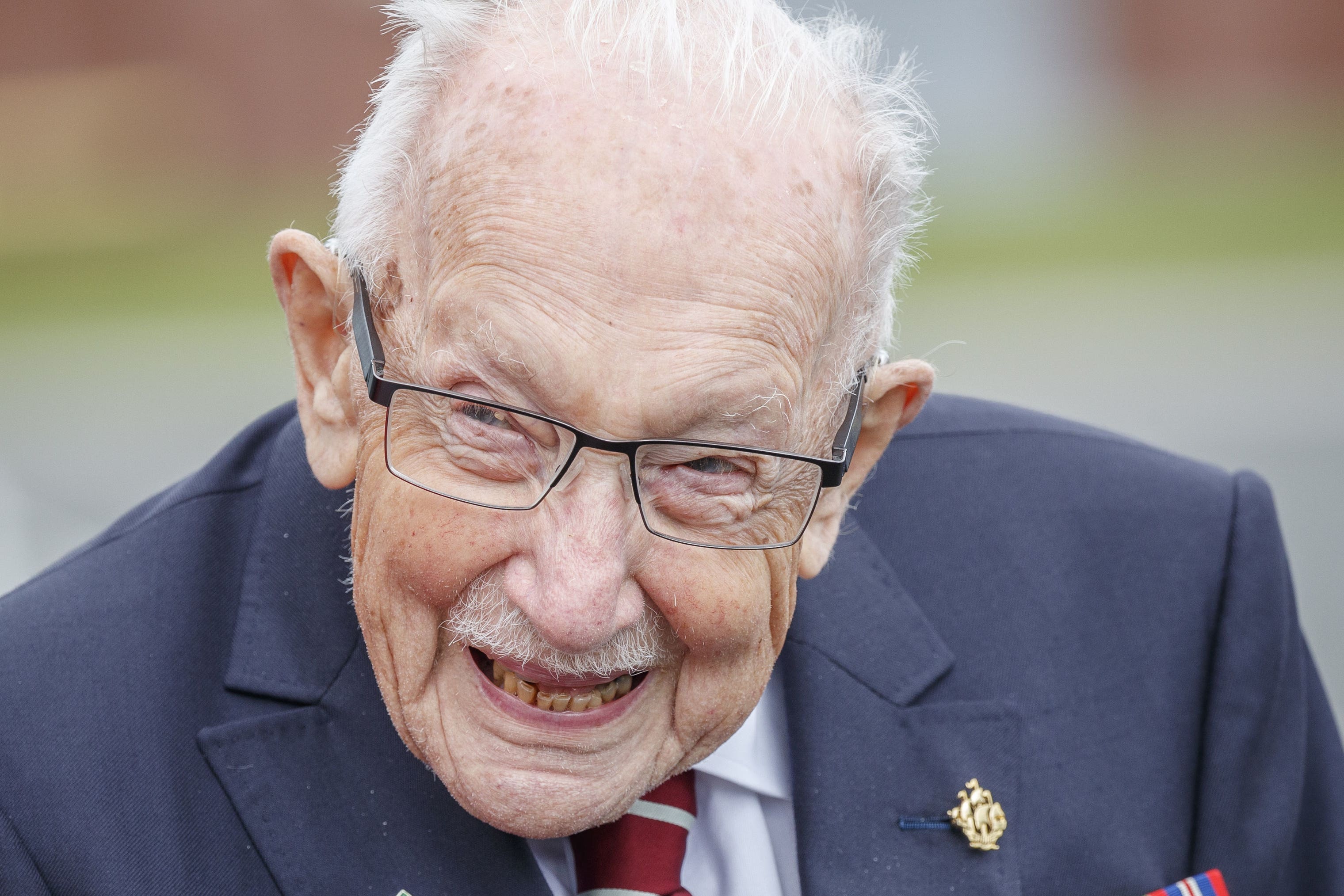 Captain Tom became famous during the coronavirus pandemic in April 2020 by walking 100 laps around his garden ahead of his 100th birthday to raise money for the NHS