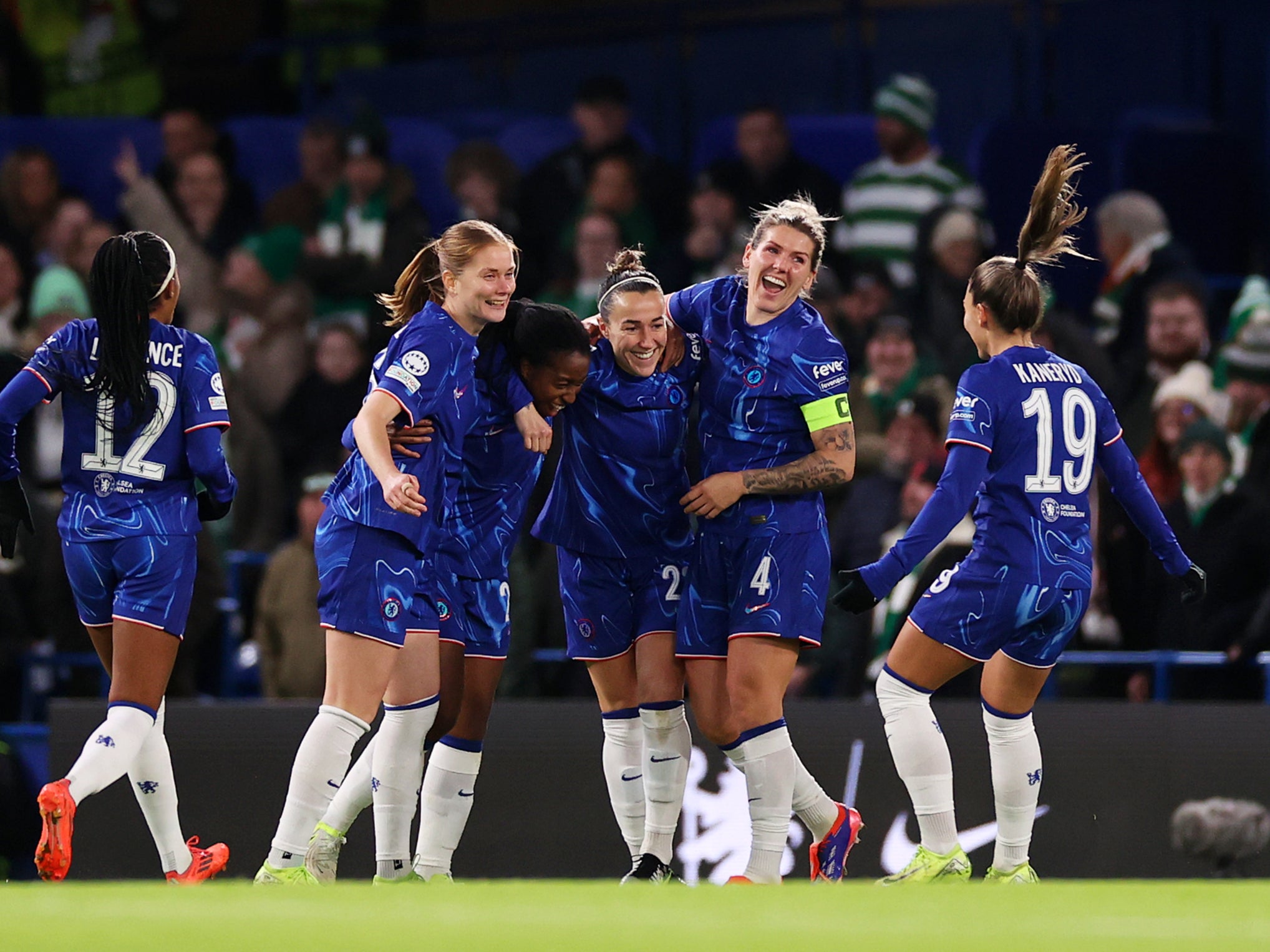 Lucy Bronze scored Chelsea’s opening goal