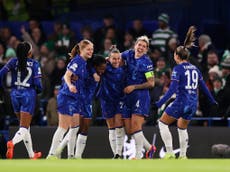 Chelsea ease into Women’s Champions League quarter-finals with win over Celtic