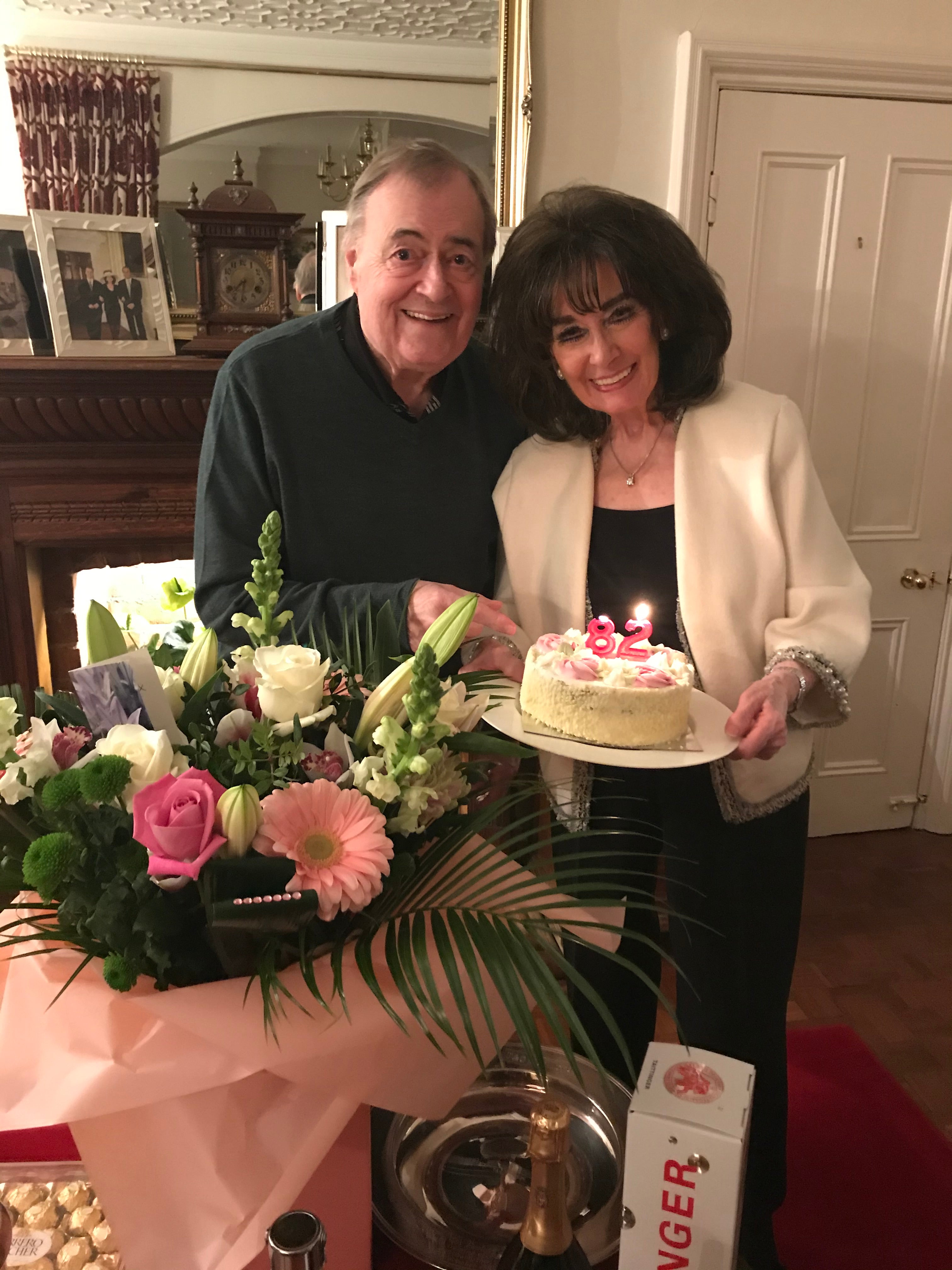 Family handout photo of John Prescott with his wife, Pauline