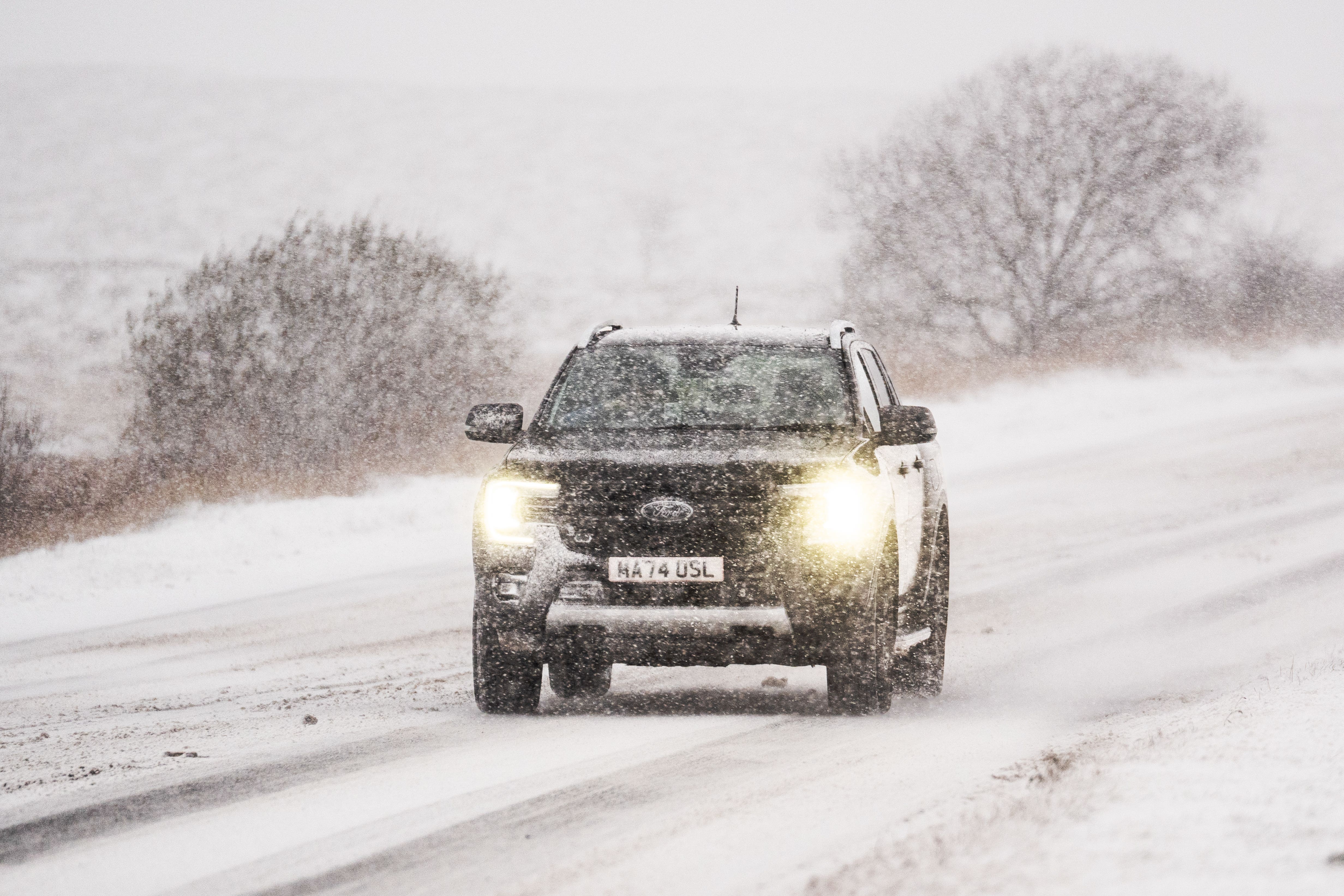 Snowy weather has caused disruption in some parts of the country (Danny Lawson/PA)