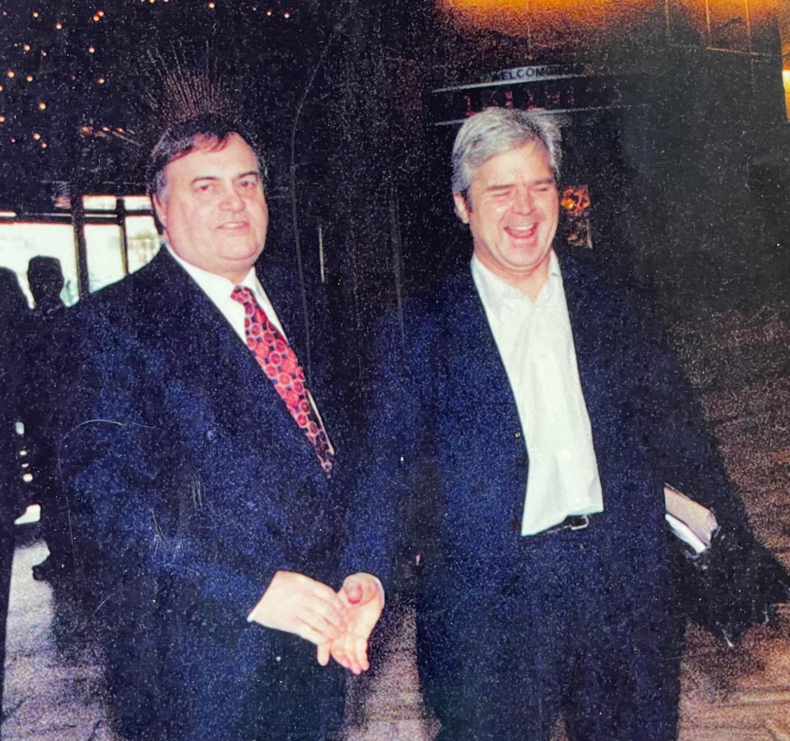 John Prescott with Simon Walters in New Labour’s heyday