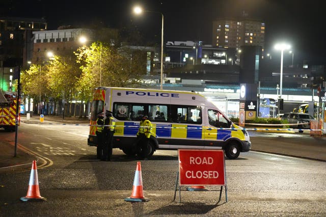 The incident sparked a large emergency service response (Andrew Milligan/PA)