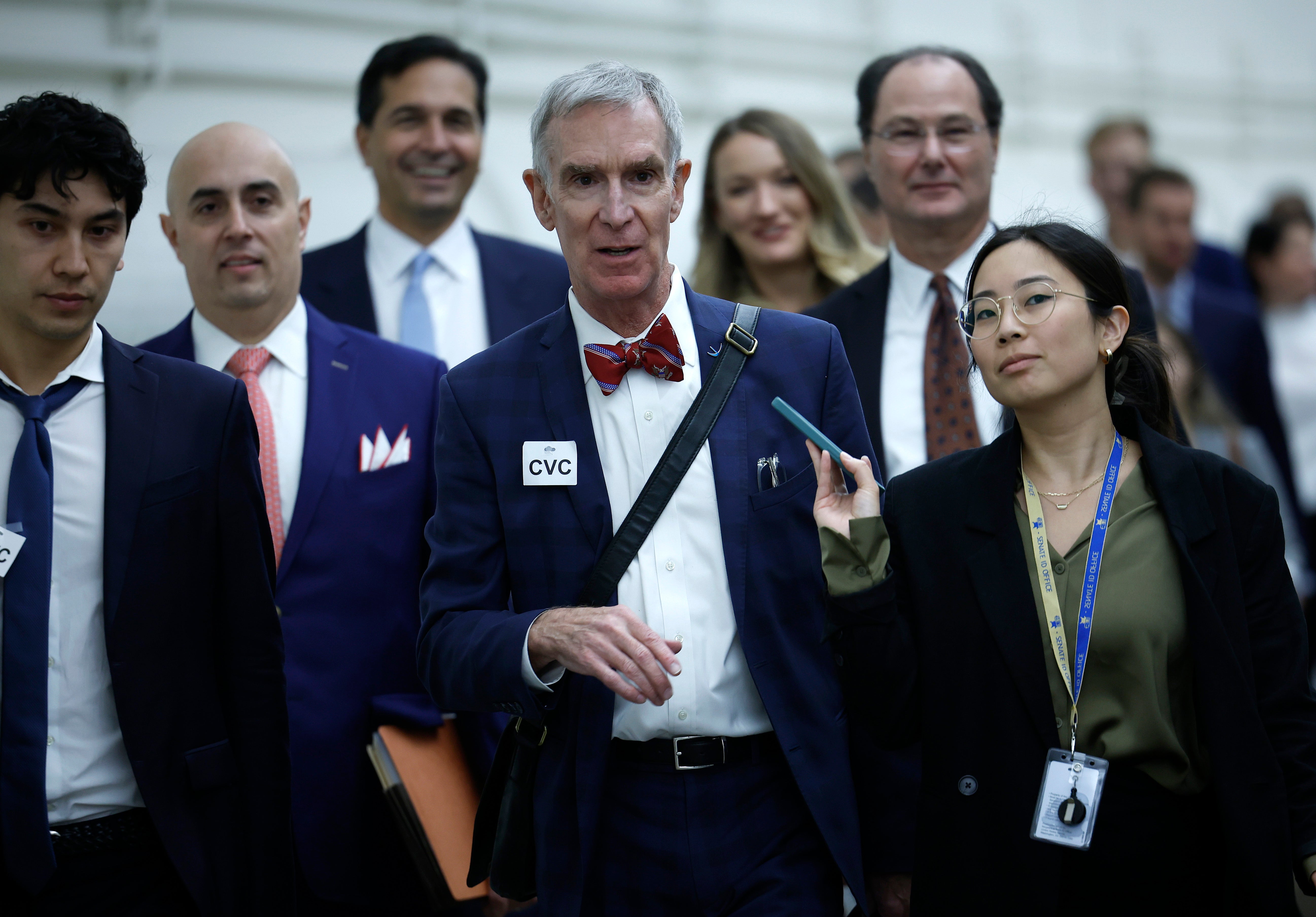 Bill Nye visited Washington, D.C., on Wednesday to advocate for spinocerebellar ataxia, a group of rare neurodegenerative diseases