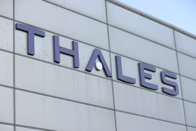 Thales is one of the UK Government’s key defence contractors (Liam McBurney/PA)