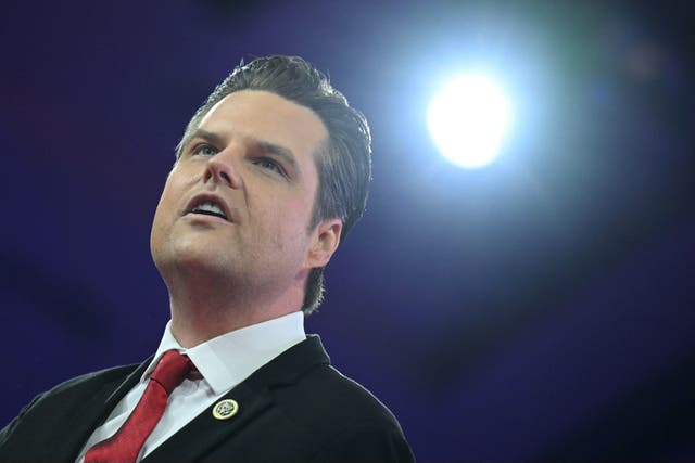 <p>Matt Gaetz dramatically withdrew his name for consideration for Attorney General amid claims of sexual misconduct with a 17-year-old, which he has repeatedly denied </p>