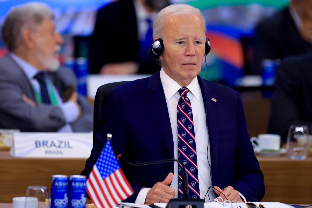 President Joe Biden participated in the G20 summit in Brazil over the weekend as a contingent of Democrats prepared to rebuke him on Gaza