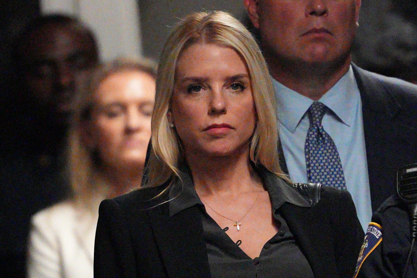 Pam Bondi (at Trump’s hush money his trial in May) has been tapped as Trump’s new pick for the job