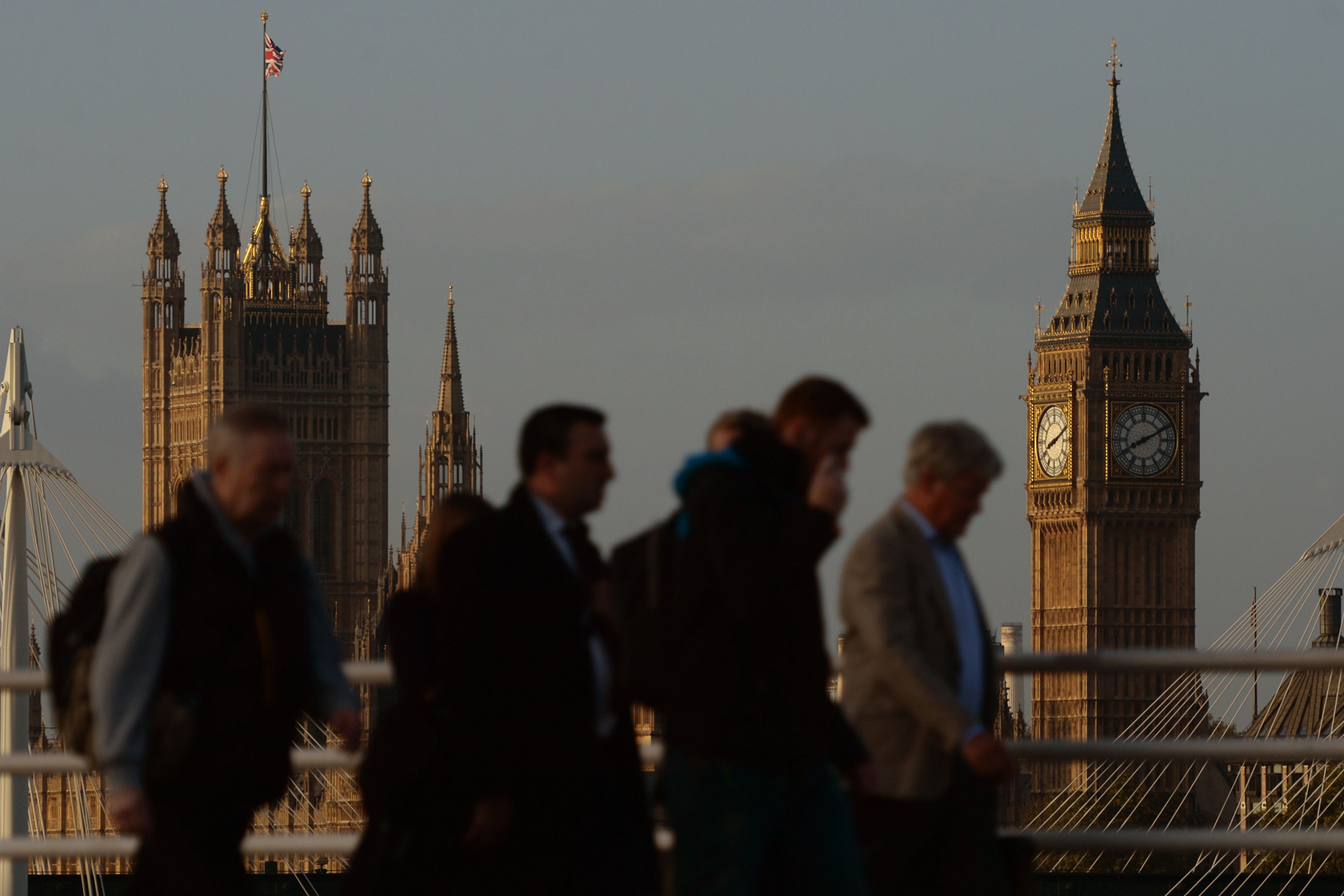 The S&P Global flash UK composite purchasing managers’ index dropped to 49.9 in November (PA)