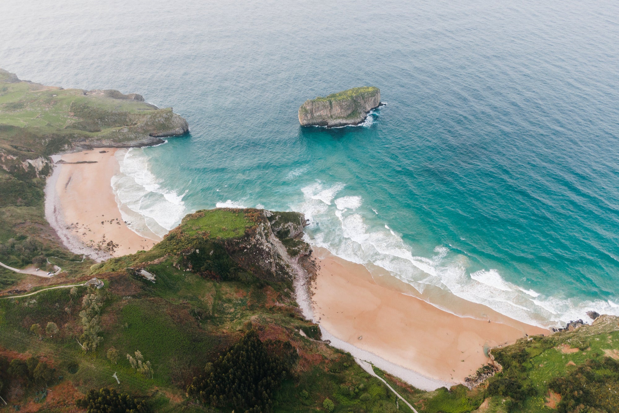 Ballota Beach sits near the Cantabrian border